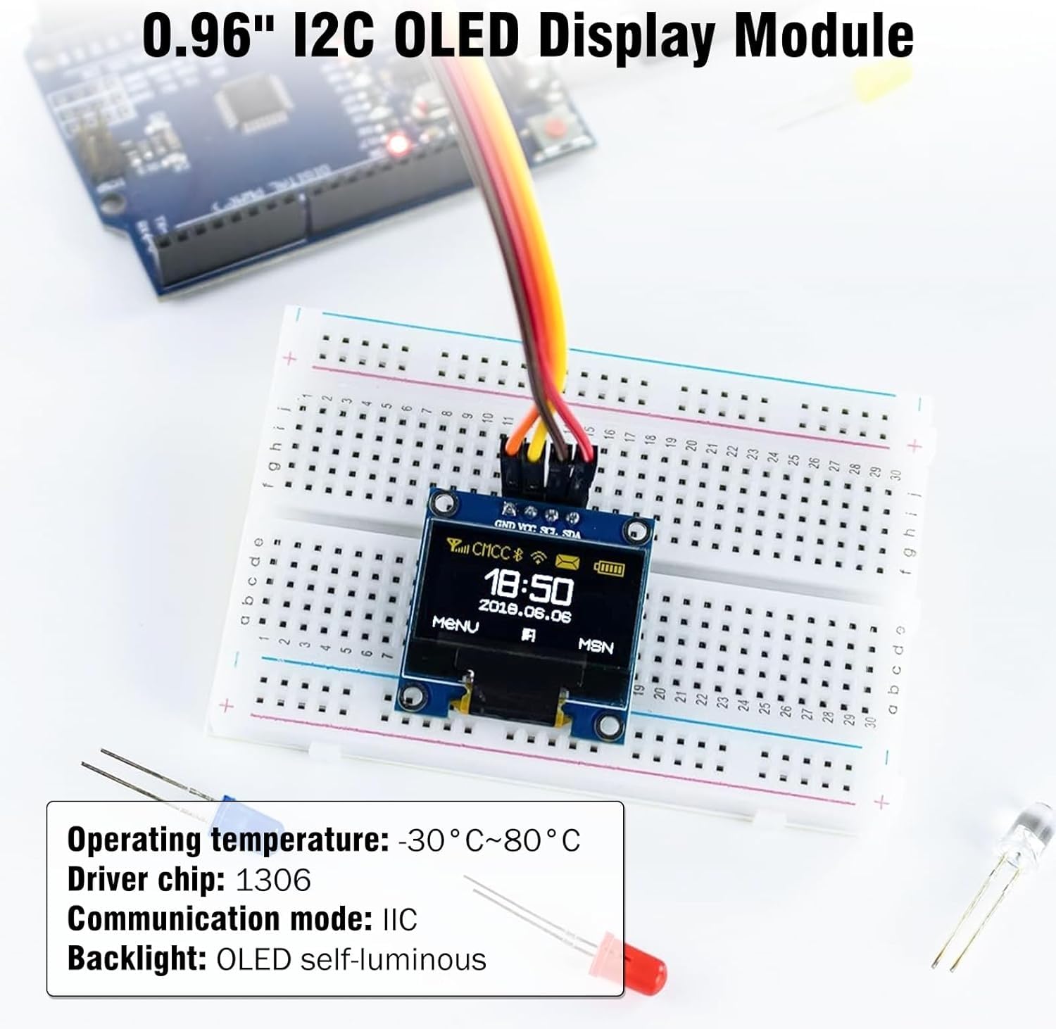 Amazon.co.jp: RUIZHI 3個 OLEDディスプレイ OLEDモジュール 0.96